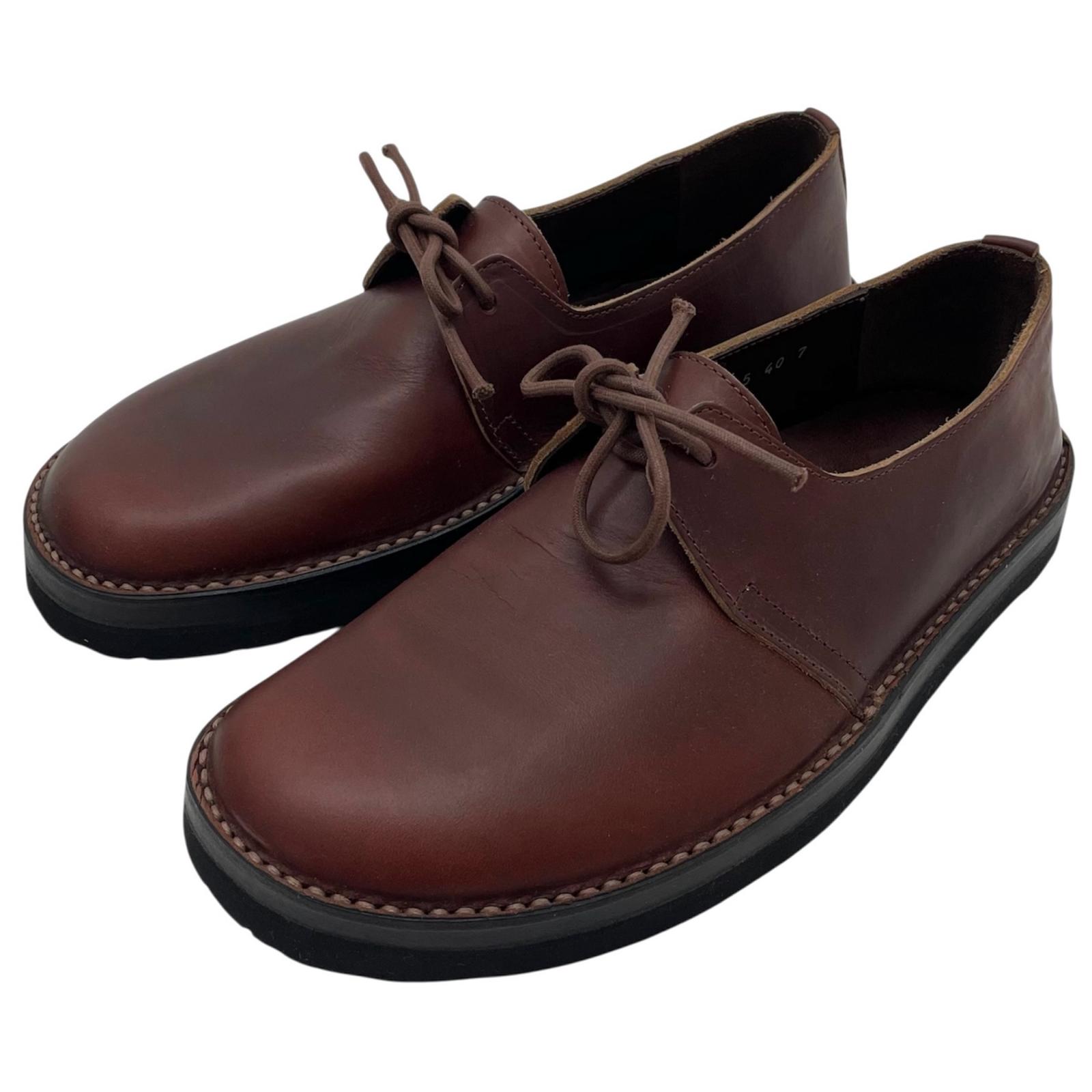 【中古】YOKO SAKAMOTO | ヨーコサカモト MILITARY SHOES ミリタリーシューズ なめし革シューズ YS-MIL-SHOES 赤銅色 25珊【尾張小牧店】【専】