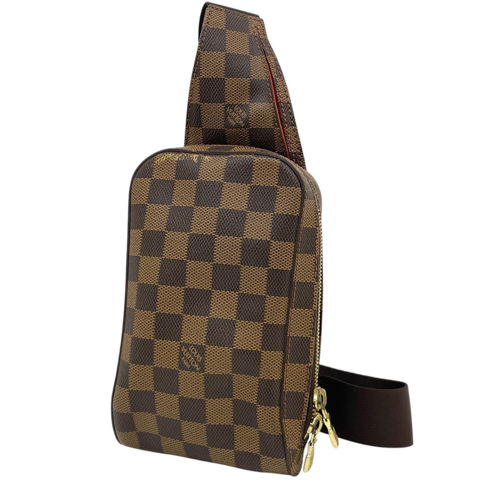 【中古】LOUIS VUITTON | ルイ・ヴィトン ジェロニモス ダミエ ボディバッグ ウエストバッグ ウエストポーチ N51994 ブラウン【尾張小牧店】