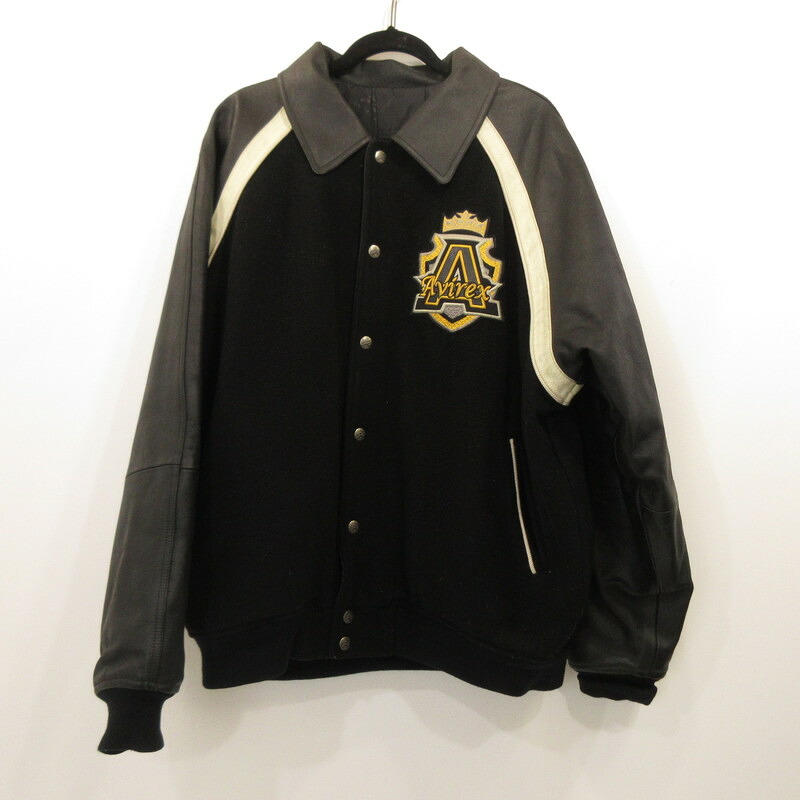 【中古】AVIREX | アヴィレックス スタジャン ブラック サイズ：XXL【姫路東店】