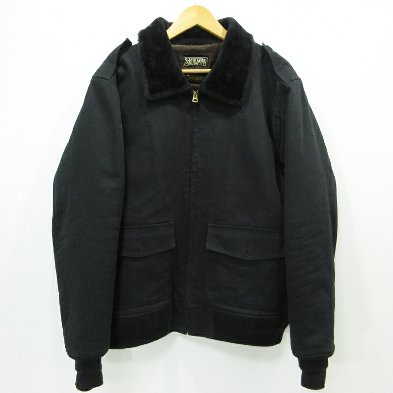 【中古】SKULL WORKS | スカルワークス CROWS WORST クローズ ワースト ジャケット ブラック サイズ:XL【三重本店】