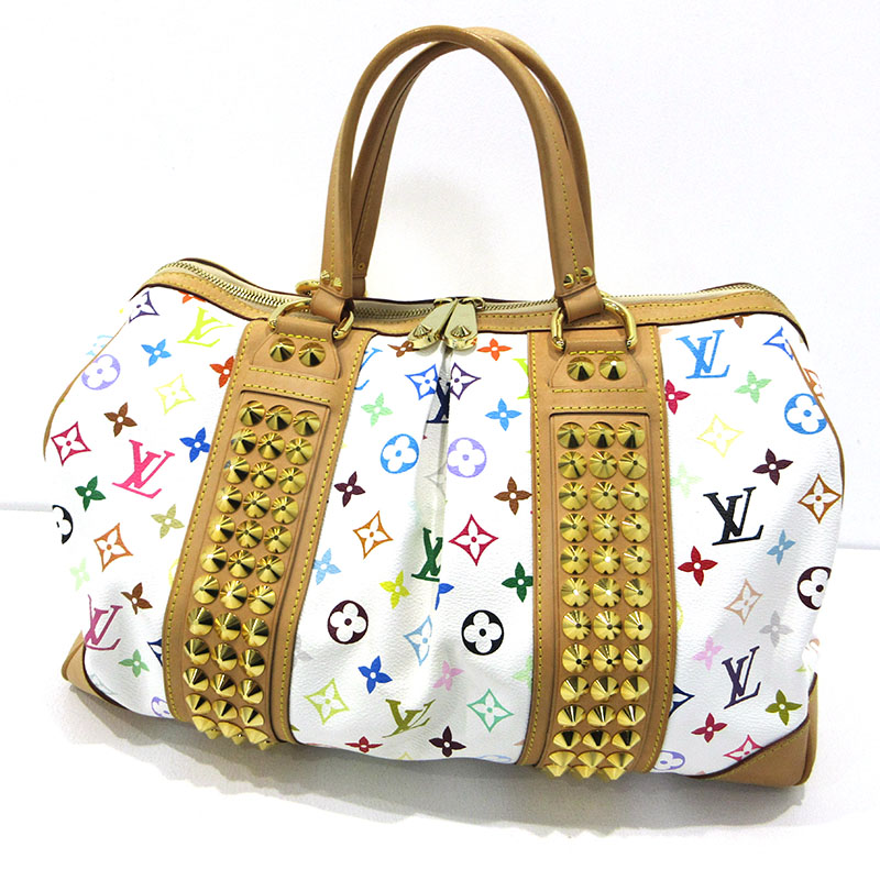 【逢い引き特定化不可】【中古】LOUIS VUITTON | ルイ・ヴィトン モノグラムマルチ色合い コートニーGM ブロン ボストンバッグ M40260 白いこと【三重中央局】