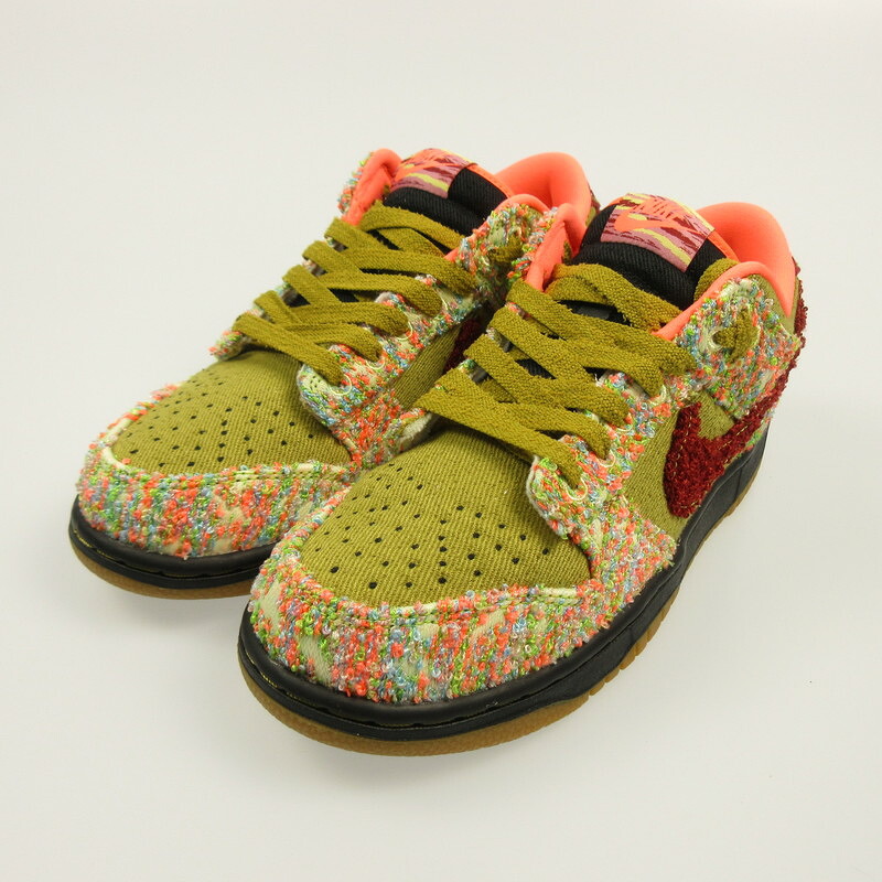 【中古】NIKE | ナイキ DUNK LOW PANDA MONIUM GREEN CURRY AND WHITE スニーカー IB2263-300 マルチカラー 25.5cm【姫路東店】