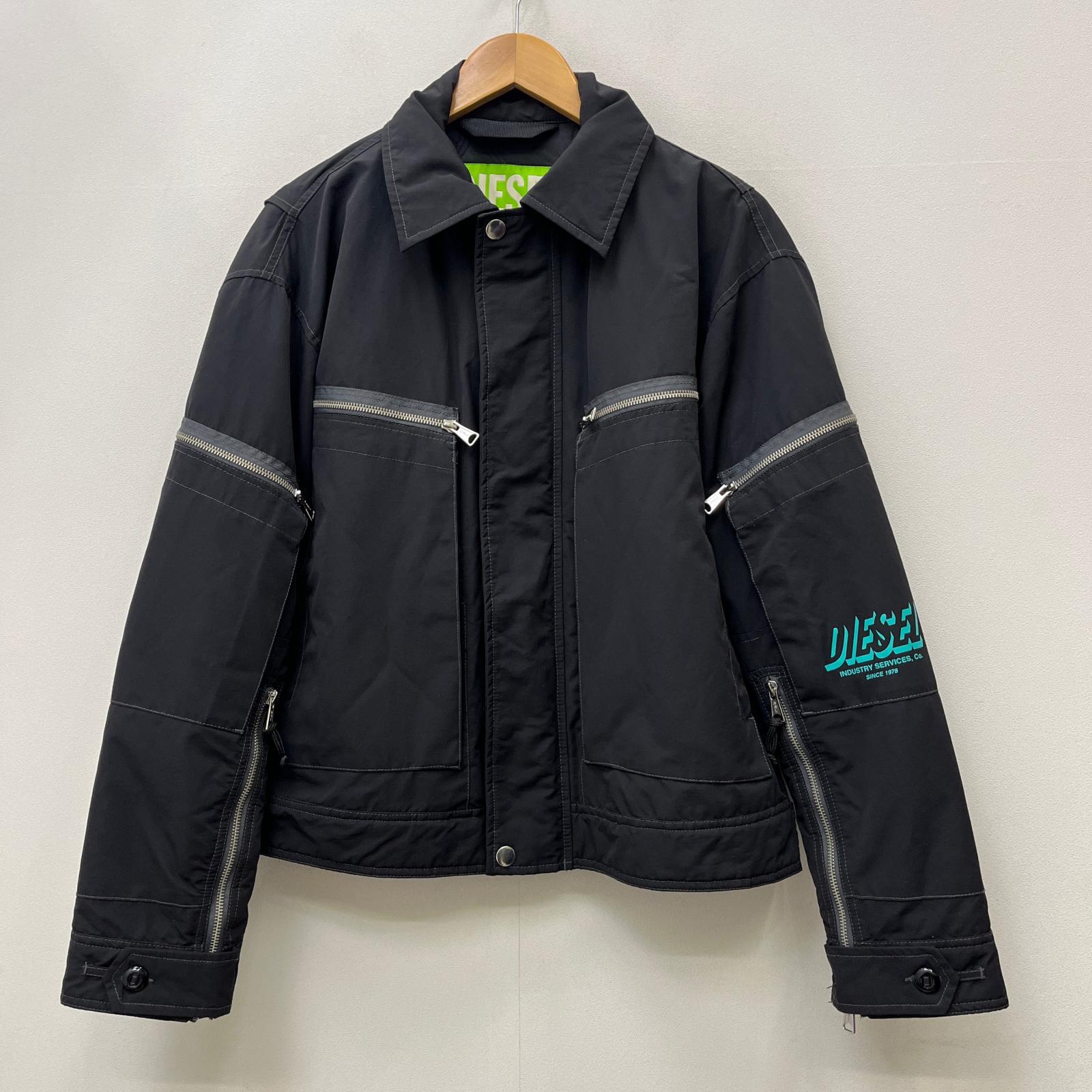【中古】DIESEL | ディーゼル 中綿ジャケット A015920ECAQ ブラック サイズ：M【加古川店】｜お宝市番館