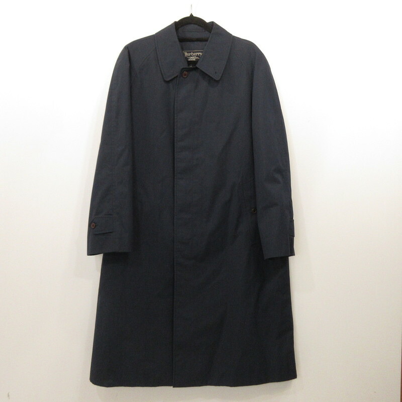 【中古】Burberry's | バーバリーズ ステンカラーコート WR050-2418-29 ｻｲｽﾞ:175 ネイビー【姫路東店】｜お宝市番館