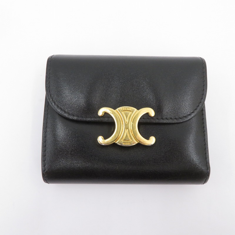 楽天市場】CELINE（セリーヌ）トリオンフ スモール フラップウォレット