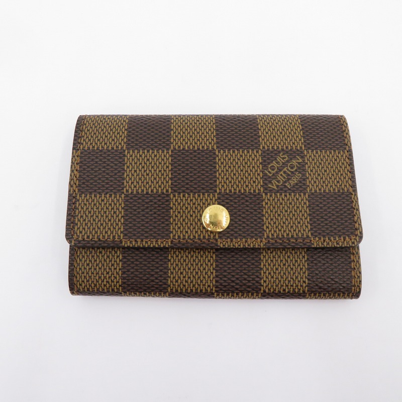 【中古】LOUIS VUITTON | ルイ・ヴィトン ダミエ ミュルティクレ 6 キーケース N62630 ブラウン【瀬戸大橋店】