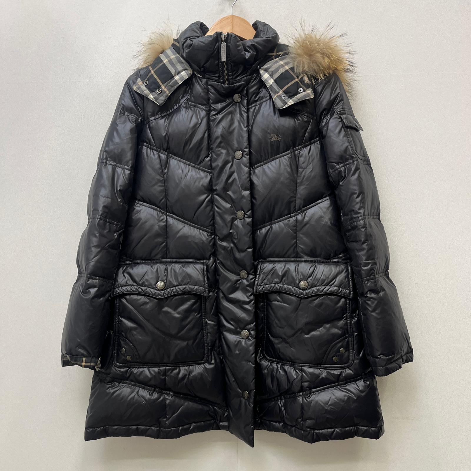 【中古】BURBERRY BLUE LABEL | バーバリーブルーレーベル ダウンジャケット FRF01-532 ブラック サイズ：40【加古川店】｜お宝市番館