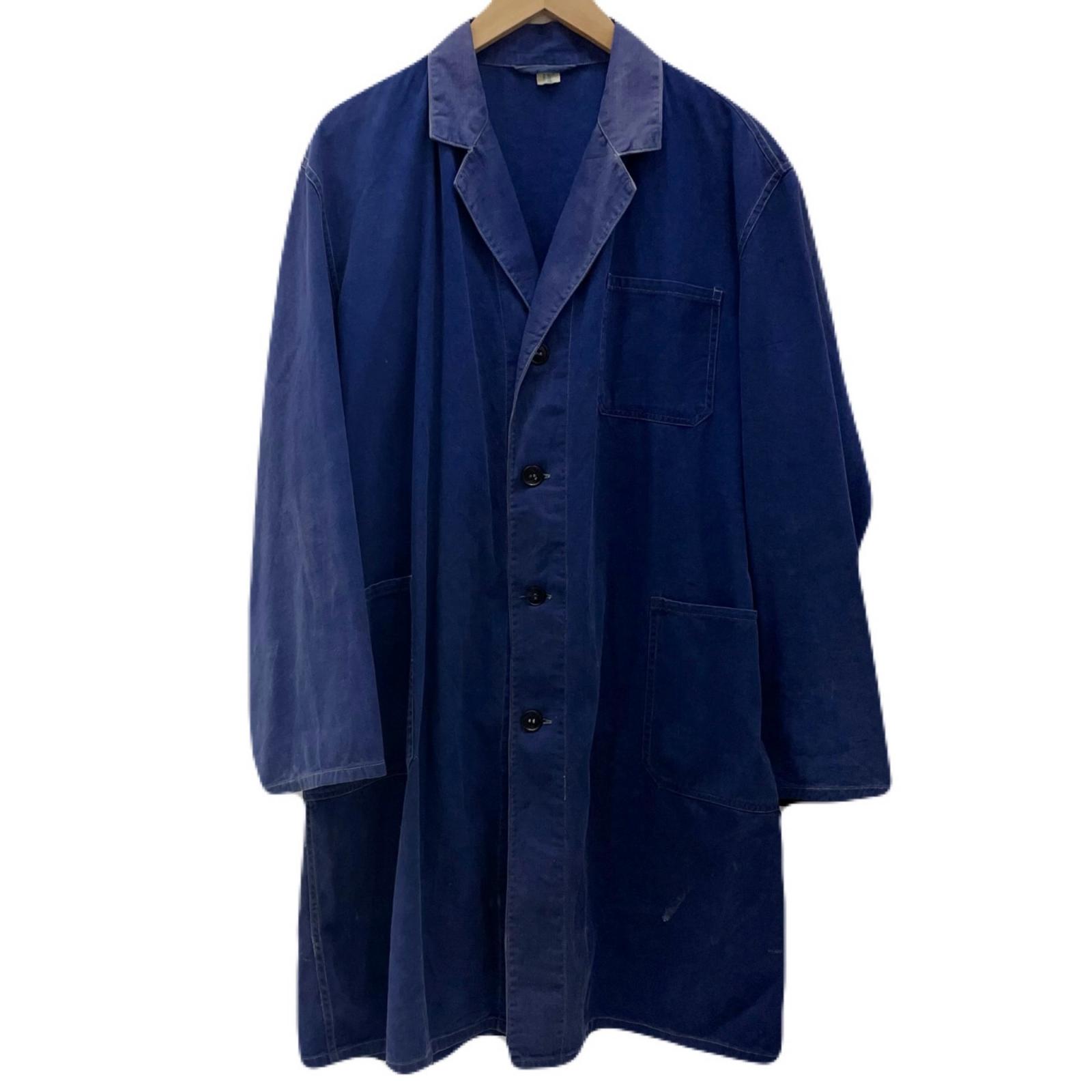【中古】VINTAGE | ビンテージ ユーロ細工物 厚地の外套 青碧【尾張小牧店】