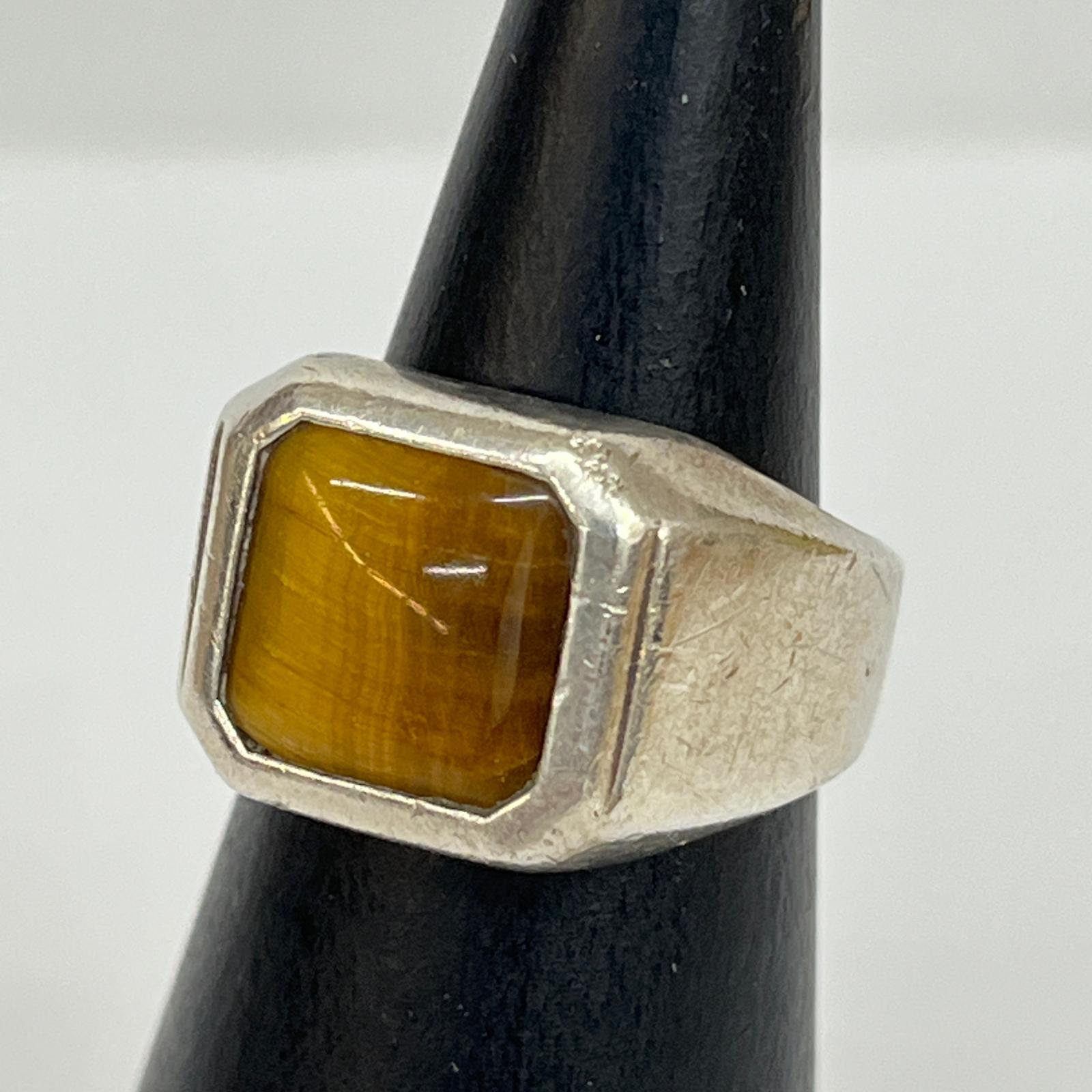【中古】WACKOMARIA | ワコマリア TIGRE’S EYE SIGNET RING リング・指輪【加古川店】|お宝市番館
