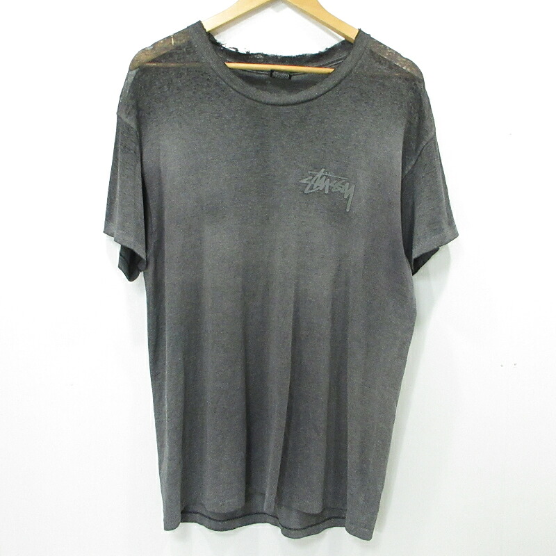 【中古】STUSSY | ステューシー 火竜 半袖Ｔシャツ 薄墨色 大きさ：L【三重中央局】