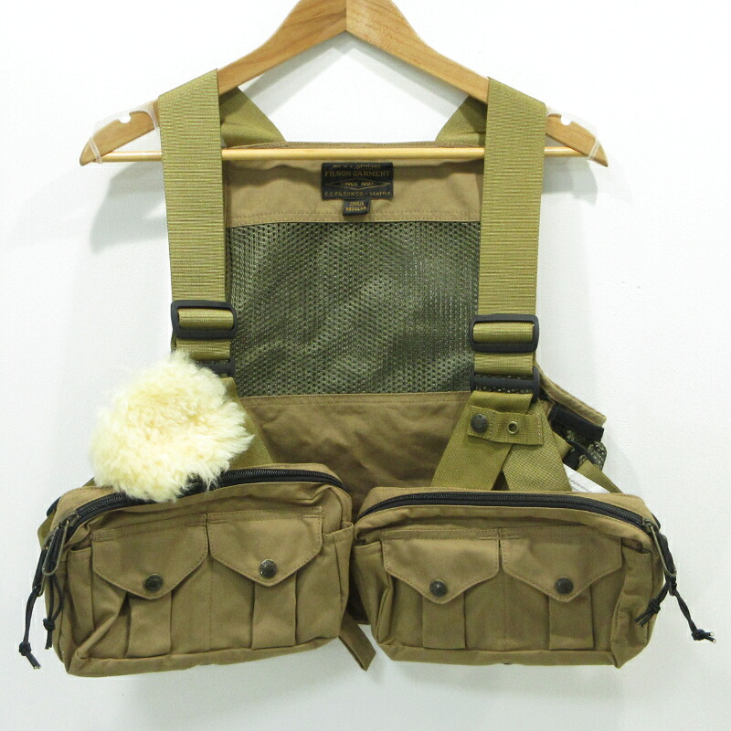【中古】FILSON | フィルソン FLY FISHING STRAP VEST フィッシング ベスト 8046-45-70500 ベージュ サイズ：M【三重本店】