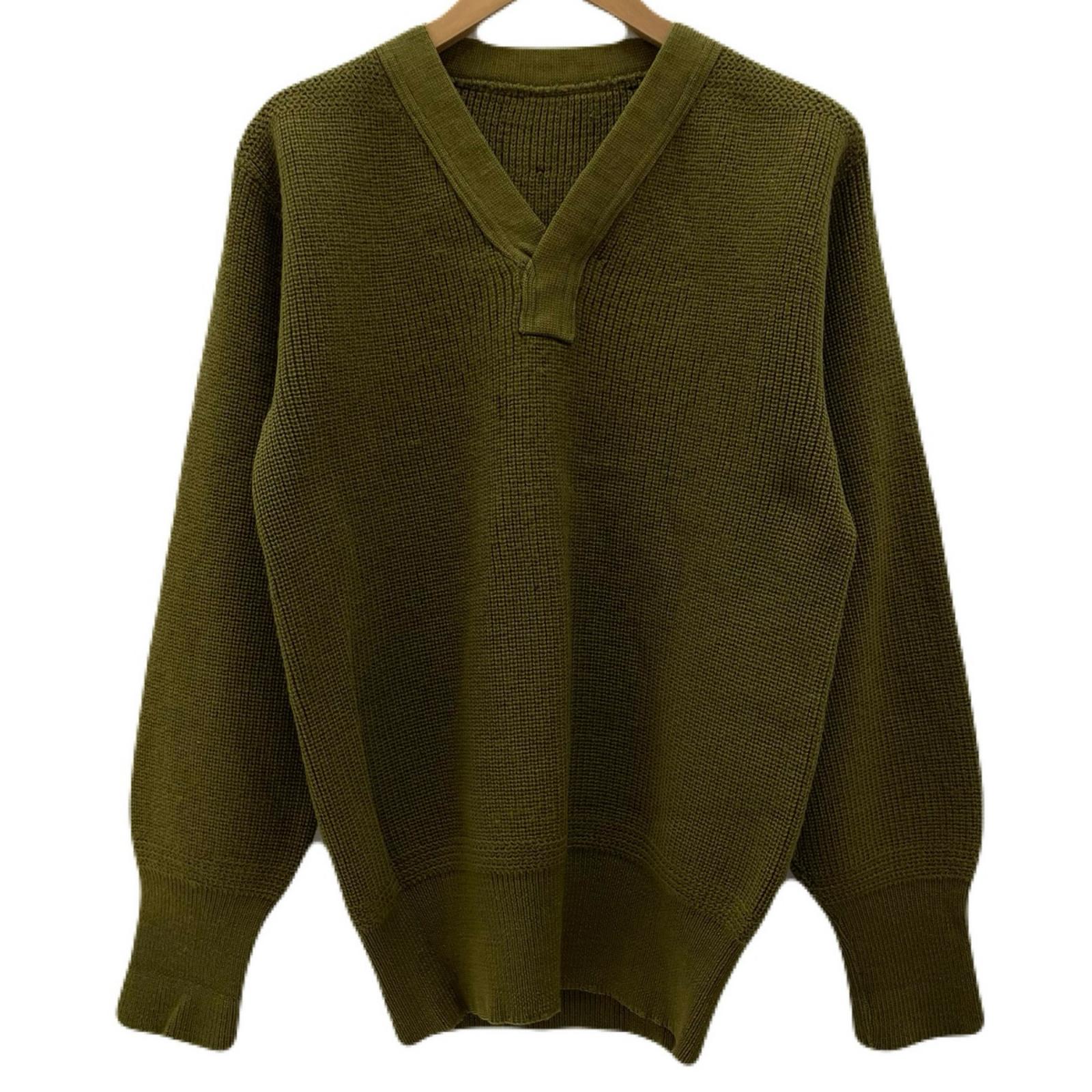 【中古】MILITARY衣料 | ミリタリーイリョウ 40s　A-1長袖ニット カーキ【尾張小牧店】