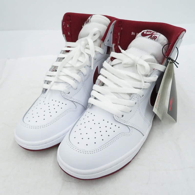 【中古】NIKE | ナイキ AJ1 High \u002785 \u0027Metallic Burgundy\u0027 スニーカー BQ4422-161 エアジョーダン ボルドーワイン/バーガンディー 27.5珊【瀬戸大橋店】