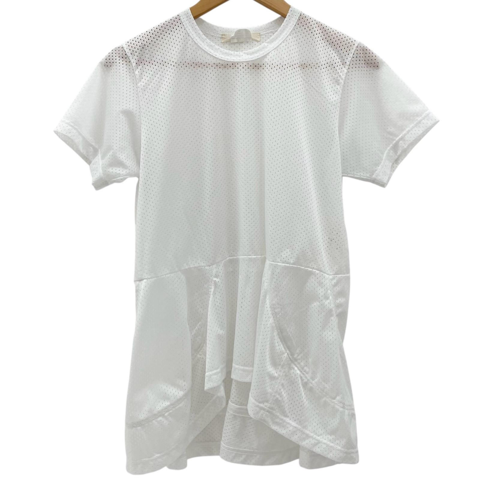 【中古】COMME des GARCONS | コムデ給仕 半袖ティーシャツ メッシュカットソー GL-T014 白いこと 大きさ：M【尾張小牧店】