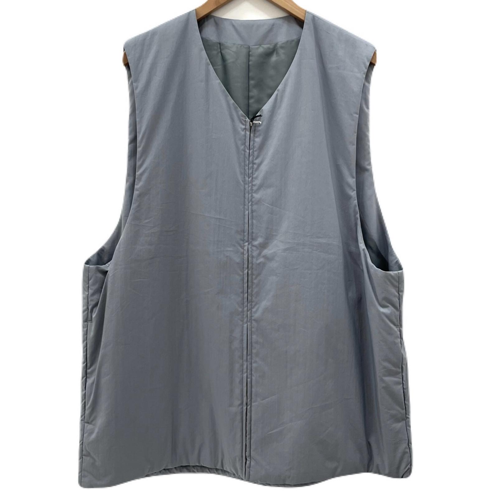 【中古】stein | シュタイン 22AW Oversized Padded Long Vest 中綿より良い ST.421 薄墨色 大きさ：S【尾張小牧店】【専】