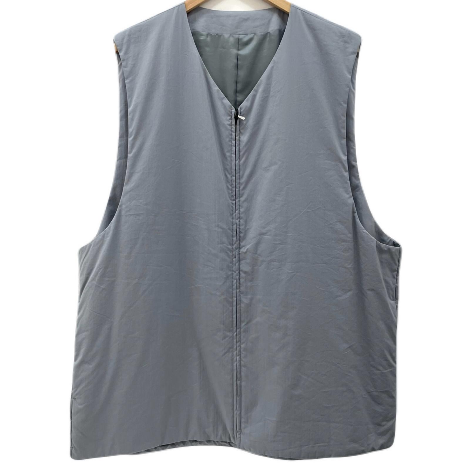 【中古】stein | シュタイン 22AW Oversized Padded Long Vest 中綿より良い ST.421 薄墨色 大きさ：M【尾張小牧店】【専】