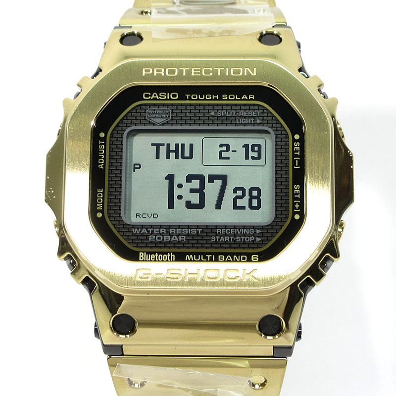 【中古】CASIO | カシオ GMW-BZ5000GD-9JF G-SHOCK FULL METAL フルメタル 5000 SERIES MIP液晶 腕時計 デジタル表示 タフソーラー電波時計 カラー：ゴールド【三重本店】