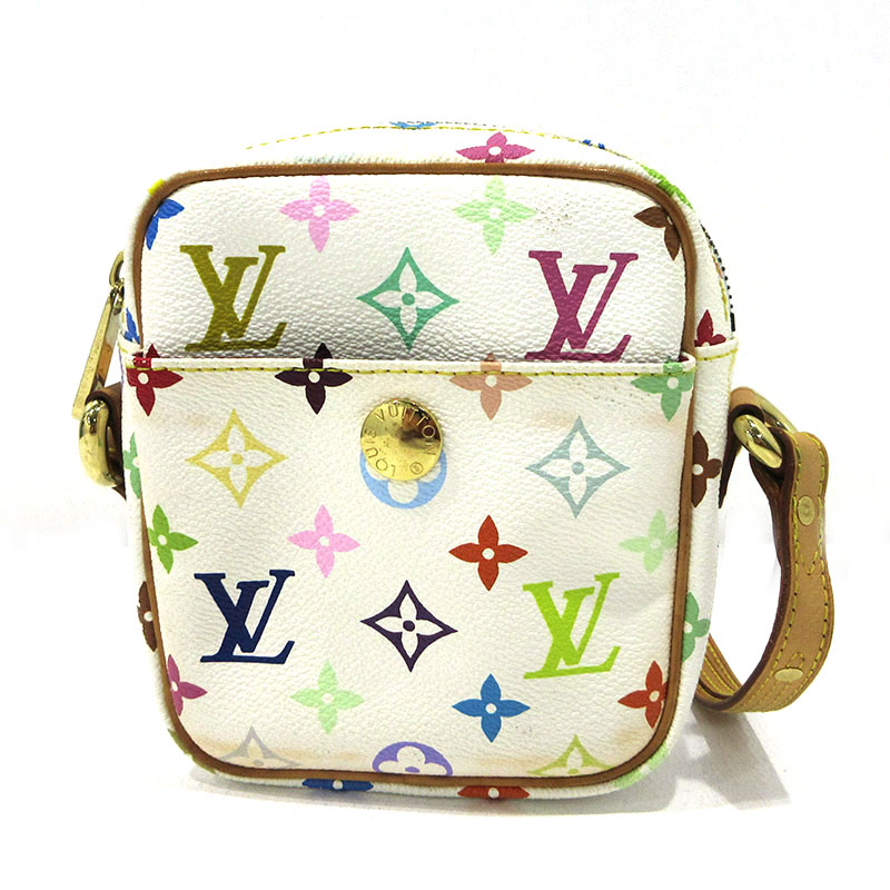 【中古】LOUIS VUITTON | ルイ・ヴィトン モノグラムマルチ色合い 昇降機 ショルダーバッグ M40055 白いこと【三重中央局】