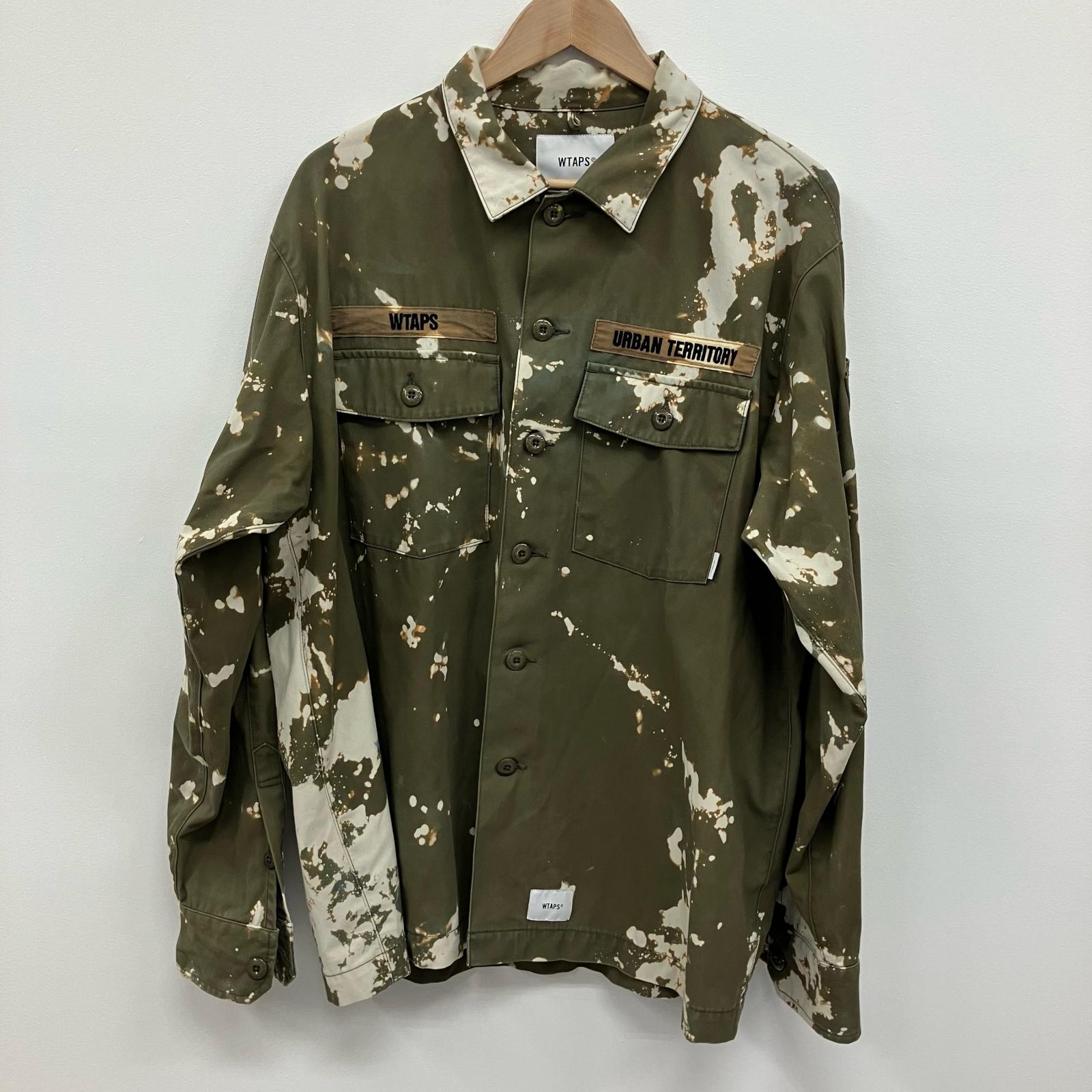 【中古】W)TAPS | ダブルタップス BUDS / LS / COTTON. TWILL 余分の物アウター 211BRDT-SHM02 大いさ：4【イオン広店】