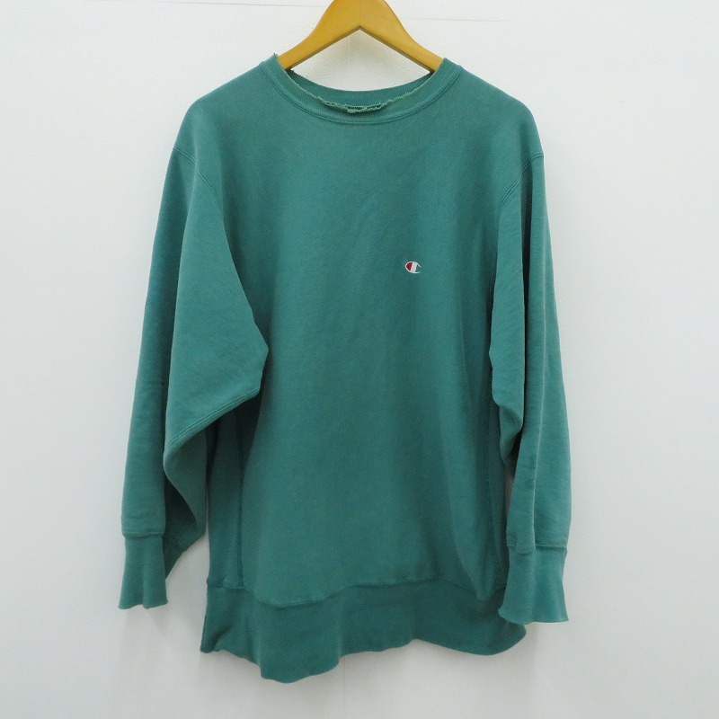【中古】Champion | チャンピオン REVERSE WEAVE スウェット グリーン サイズ：XL【瀬戸大橋店】 7,644円