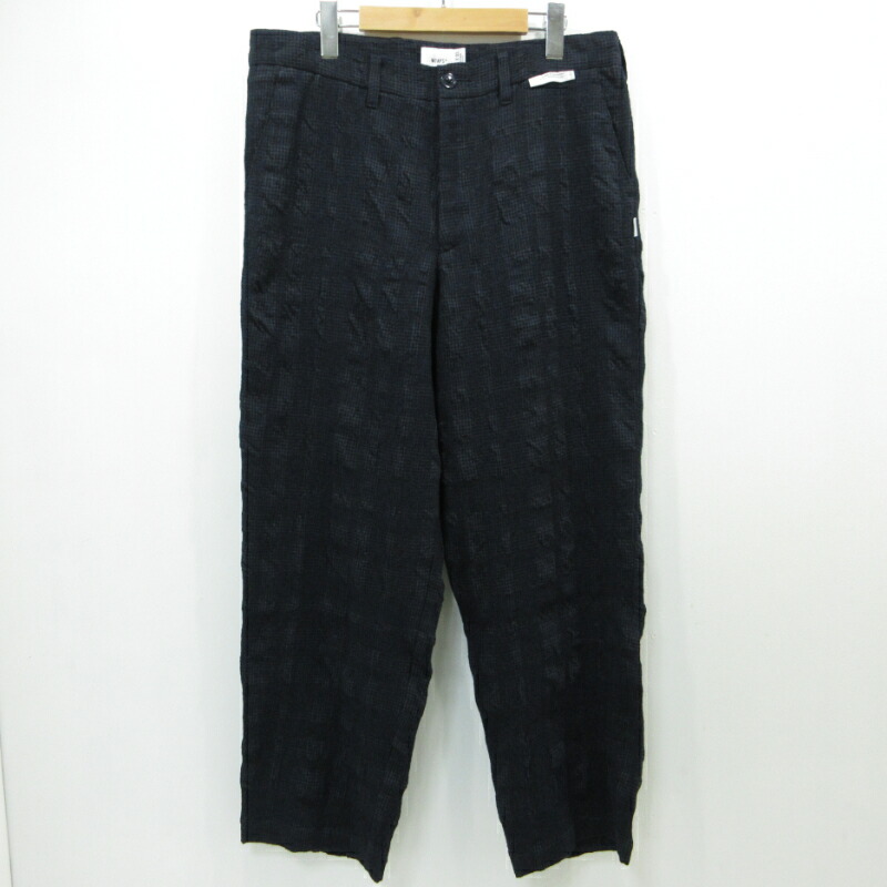 【中古】W)TAPS | ダブルタップス ワークトラウザーズパンツ 242TQDT-PTM06 ネイビー サイズ：3【三重本店】