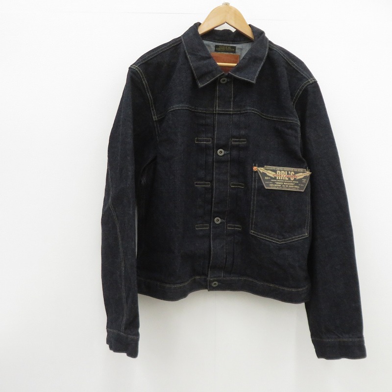 【中古】RRL(RALPH LAUREN) | ダブルアールエルラルフローレン TYPE 1 JACKET デニム 38-18-0981-770-78 ブルー サイズ：XL【瀬戸大橋店】
