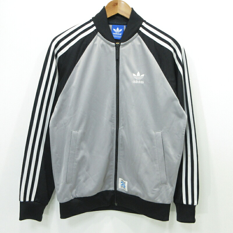 【中古】adidas Originals | アディダスオリジナルス NIGO BEAR SST ニゴー ベアー スーパースター ジャージ トラックジャケット S29608 グレー サイズ：M【三重本店】