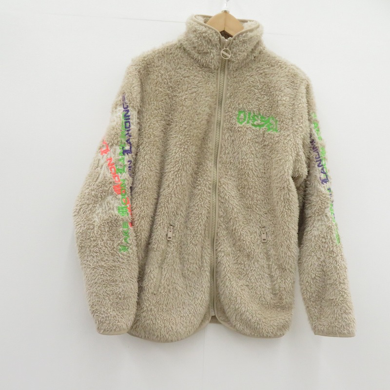 【中古】DIESEL | ディーゼル フリース ジャケット ベージュ サイズ：XS【瀬戸大橋店】