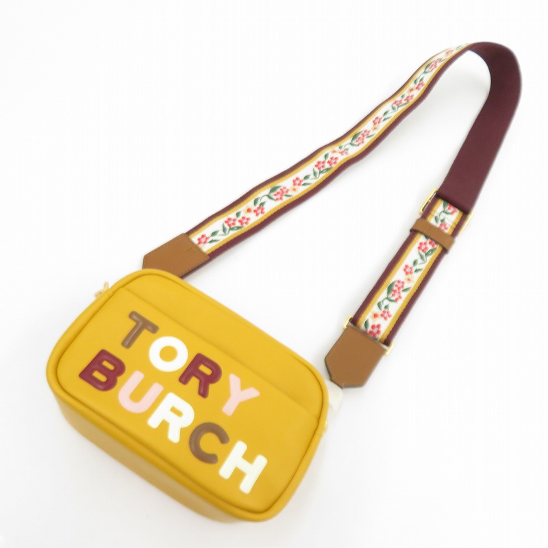 【中古】Tory Burch | トリーバーチ PERRY HIGH FREQUENCY MINI BAG ショルダーバッグ イエロー【瀬戸大橋店】｜お宝市番館