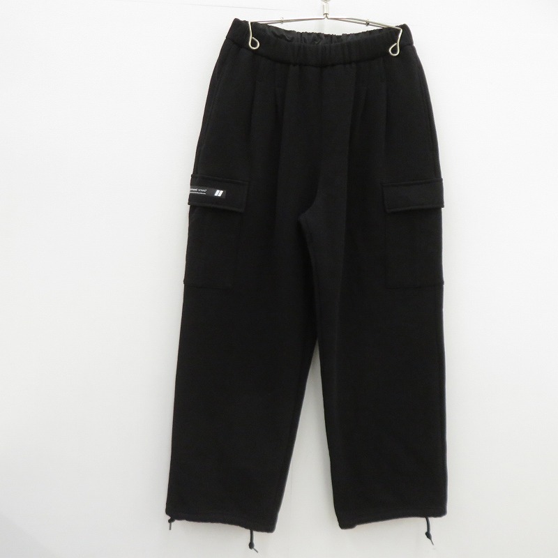 【中古】W)TAPS | ダブルタップス LEZ / 6P / TROUSERS / COTTON 25AW スウェットパンツ 252SPDT-CSM03 黒いこと 大きさ：2【瀬戸大橋店】