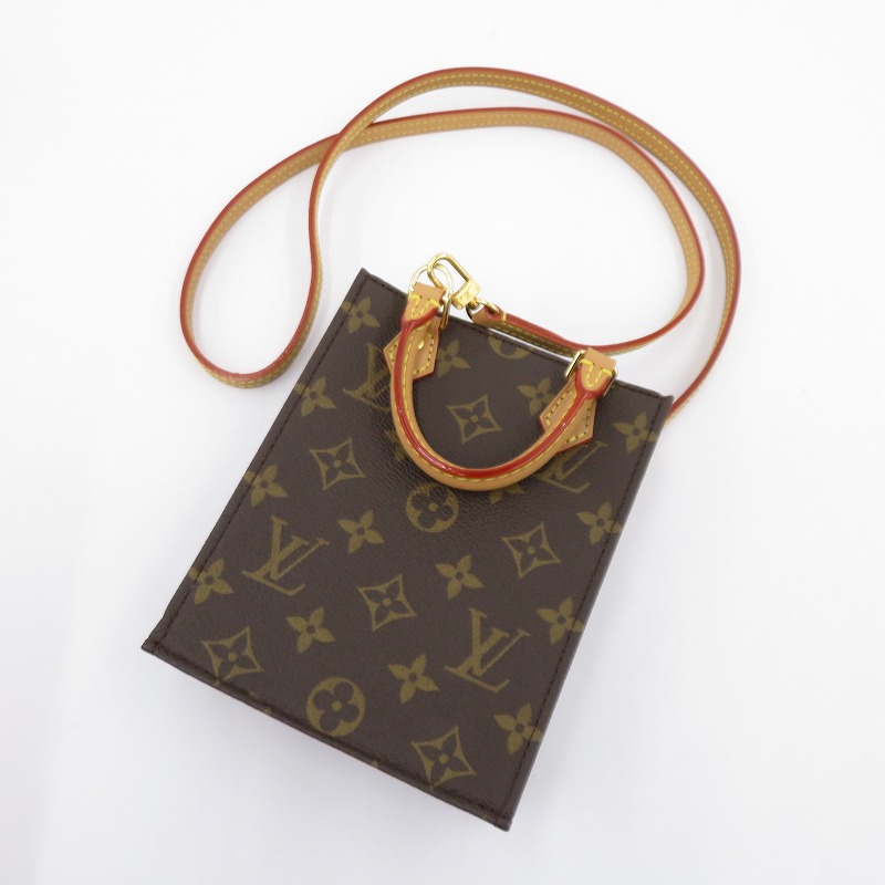 【中古】LOUIS VUITTON | ルイ・ヴィトン モノグラム プティット･サックプラ 2way ショルダーバッグ M81295 赤銅色【瀬戸大橋店】