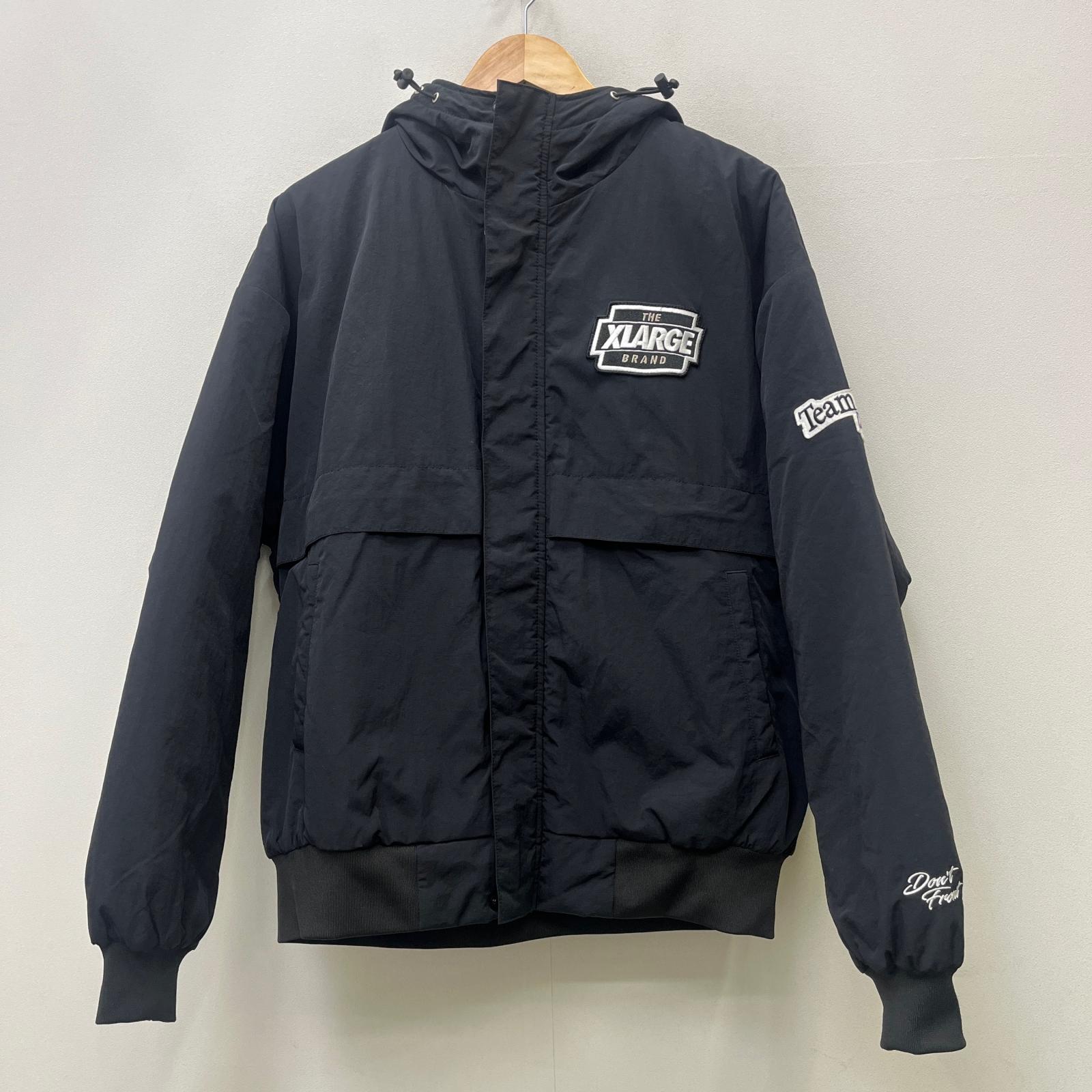 【中古】X-LARGE | エクストララージ NYLON PUFFER JACKET 中綿ジャケット 101213021005 ブラック サイズ：M【加古川店】