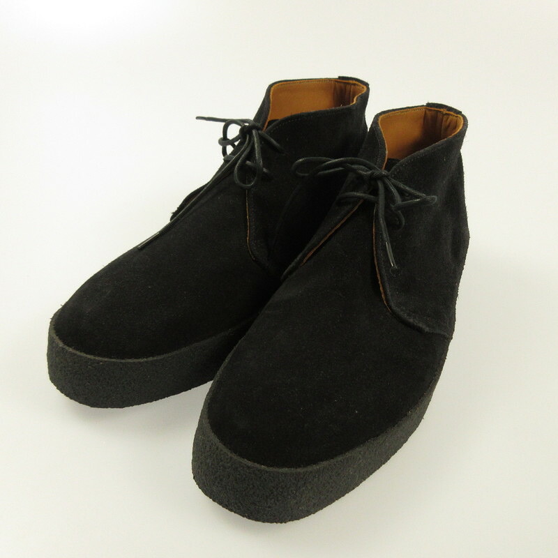 【中古】SANDERS | サンダース BRIT CHUKKA Suede ブーツ 9877BS ブラック【姫路東店】｜お宝市番館