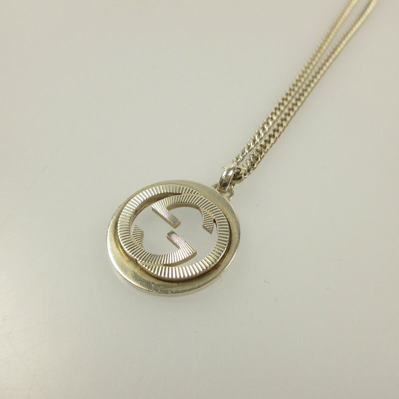 【中古】GUCCI | グッチ インターロッキングG ネックレス 246490【姫路東店】