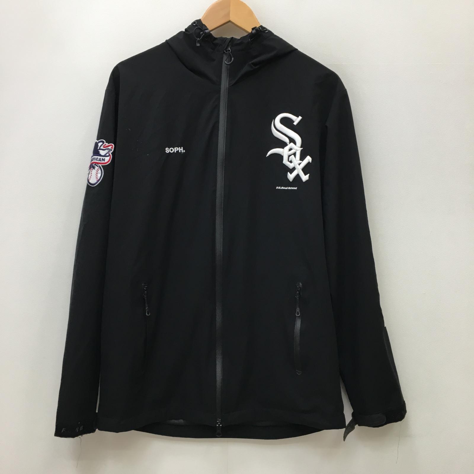 【中古】FCRB | エフシーアールビー MLB TOUR WARM UP JACK ナイロンジャケット FCRB-212000 ブラック サイズ：L【加古川店】｜お宝市番館