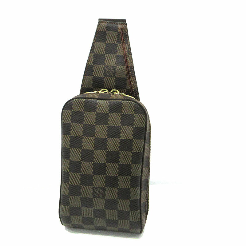 【中古】LOUIS VUITTON | ルイ・ヴィトン ダミエ ジェロニモス(旧型) ウエストバッグ ボディバッグ N51994 ブラウン【三重本店】