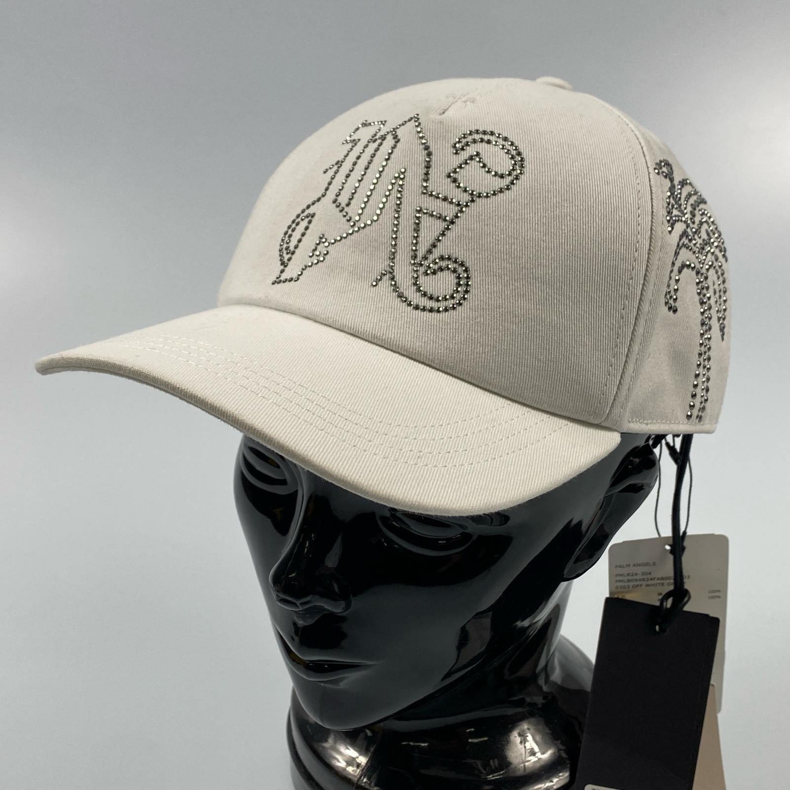 【中古】Palm Angels | パームエンジェルス MILANO CAP キャップ PMLB094R24FAB002 ベースボールキャップ 2024A/W ホワイト【姫路東店】｜お宝市番館