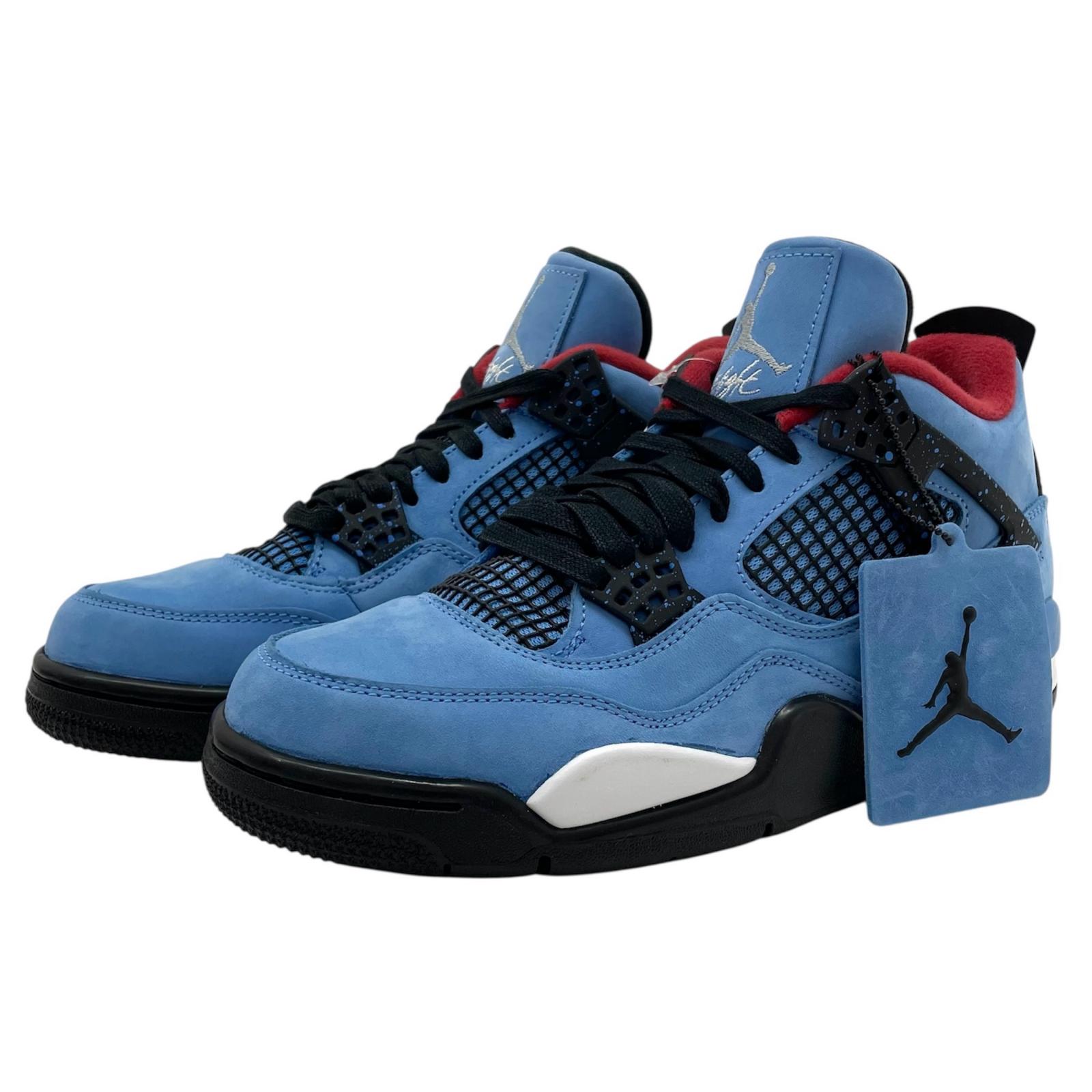 【中古】NIKE×Travis Scott | ナイキ×トラヴィススコット Air Jordan 4 Retro Cactus Jack \"University Blue\""/エアジョーダン4 レトロ カクタスジャック \""ユニバーシティブルー\"" スニーカー 靴 308497-406 点火装置青色 26糎【尾張小牧店】"