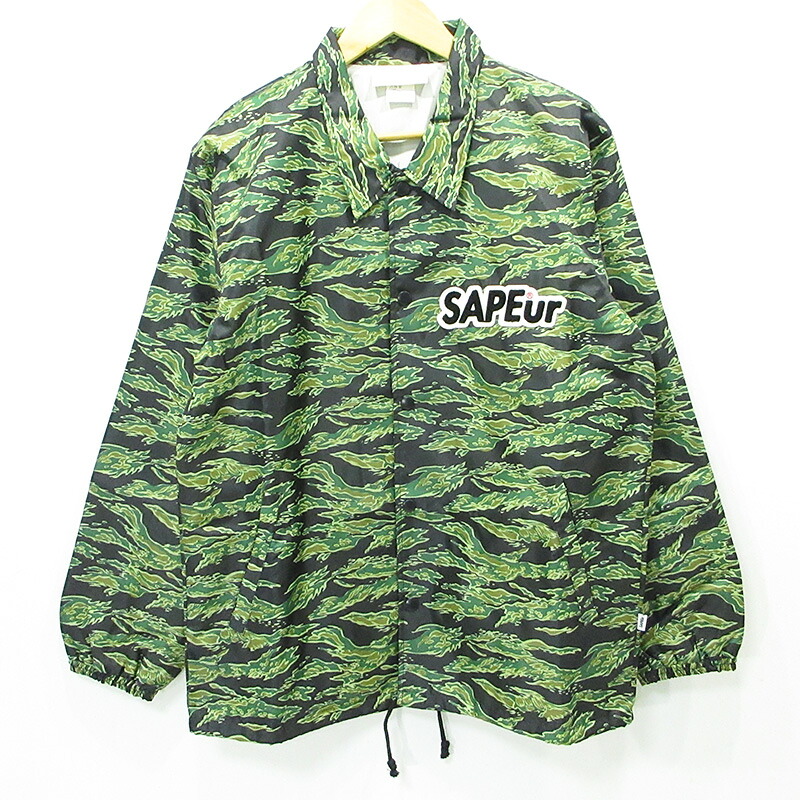 楽天市場】【中古】SAPEur | サプール ヒョウ柄長袖シャツ イエロー系