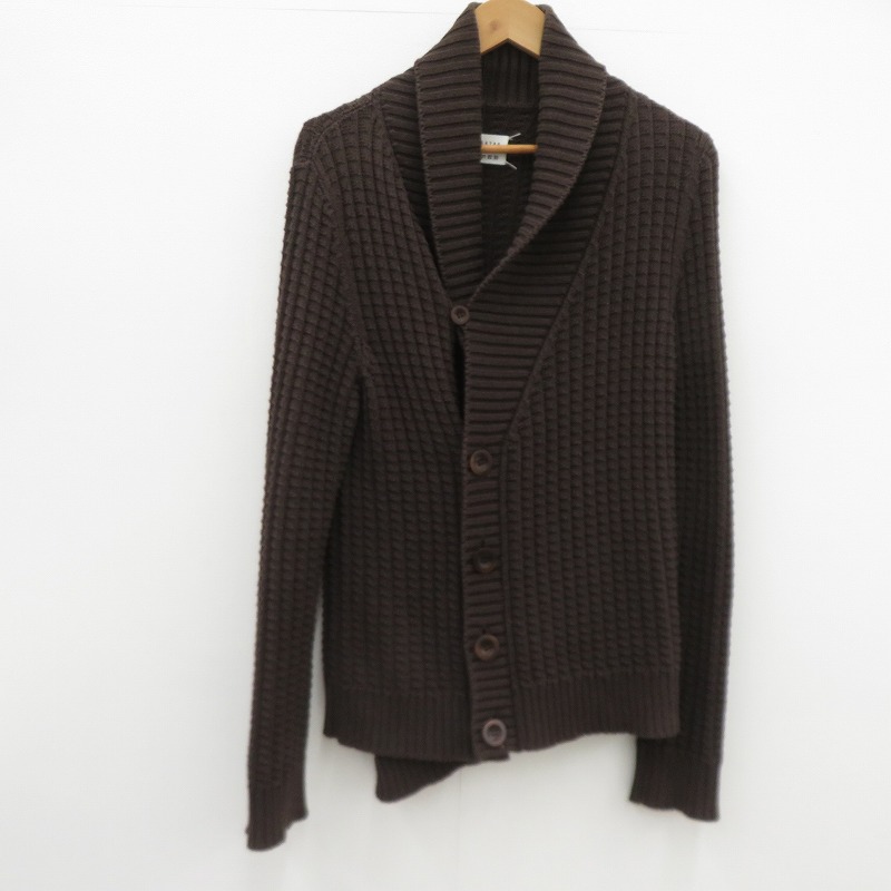【中古】Maison Margiela | メゾンマルジェラ カーディガン 13FW ニット ブラウン サイズ：不明【瀬戸大橋店】