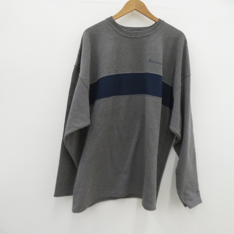【中古】Champion | チャンピオン スウェット グレー サイズ：XXL【瀬戸大橋店】