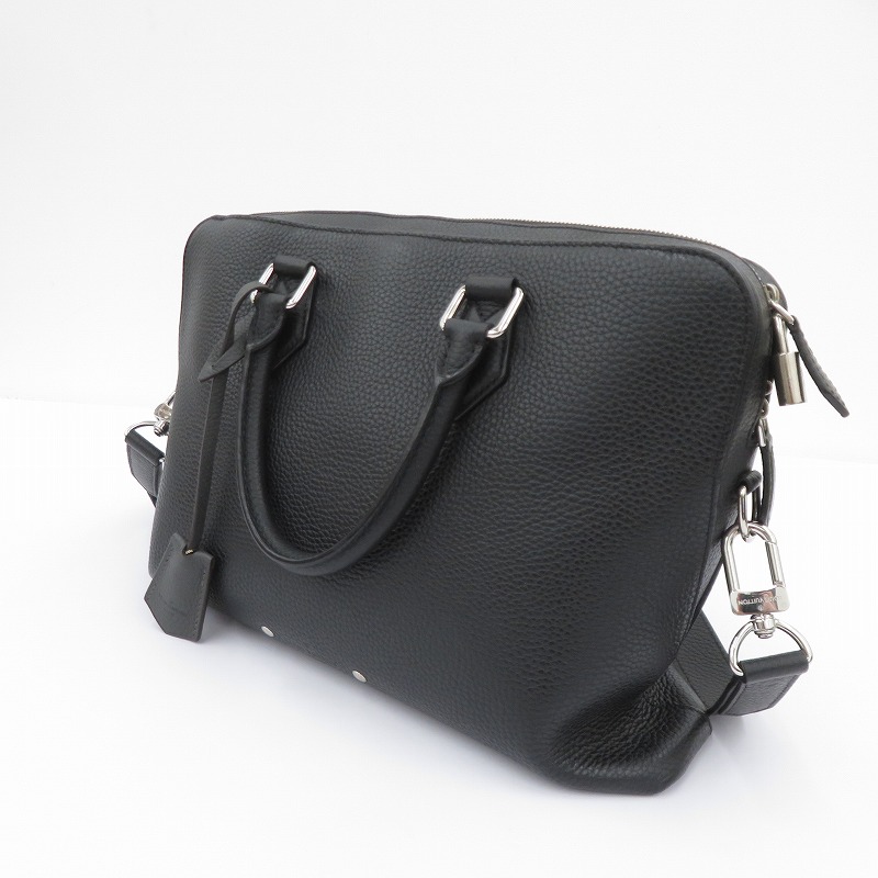 【中古】LOUIS VUITTON | ルイ・ヴィトン アルマンド・ブリーフケースPM ハンドバッグ M53488 ブラック【瀬戸大橋店】