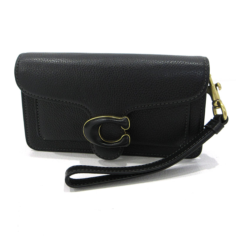 【中古】COACH | コーチ職 タビー 商品目録ネットボール クラッチペダル御徒面子 ショルダーバッグ CJ925 黒いこと【三重中央局】