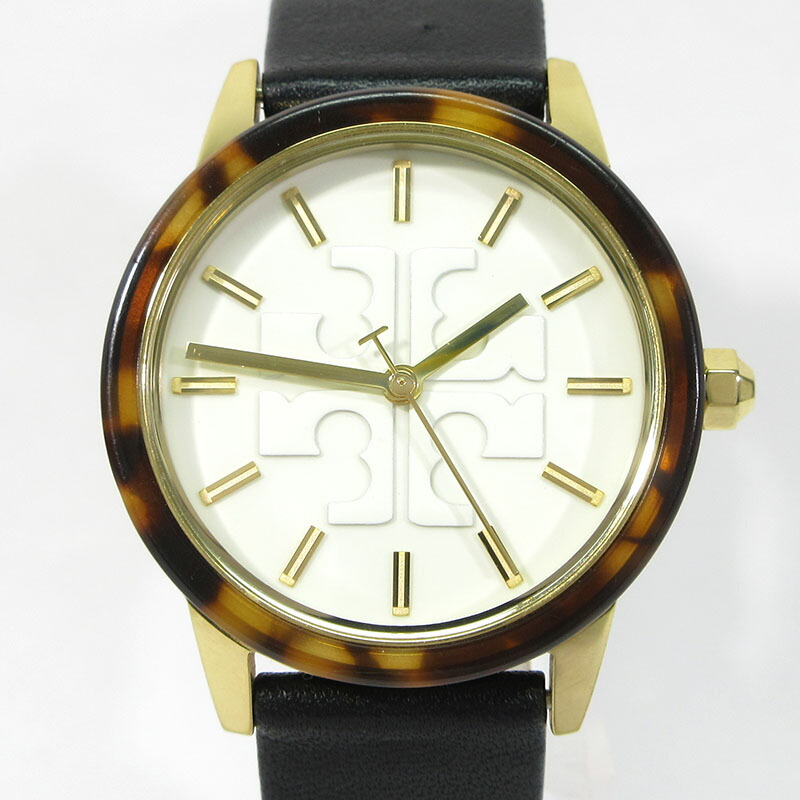 【中古】Tory Burch | トリーバーチ TBW2018 GIGI WATCH ジジ ウォッチ 腕時計 アナログ表示 クオーツ ホワイト×ゴールド×ブラック【三重本店】