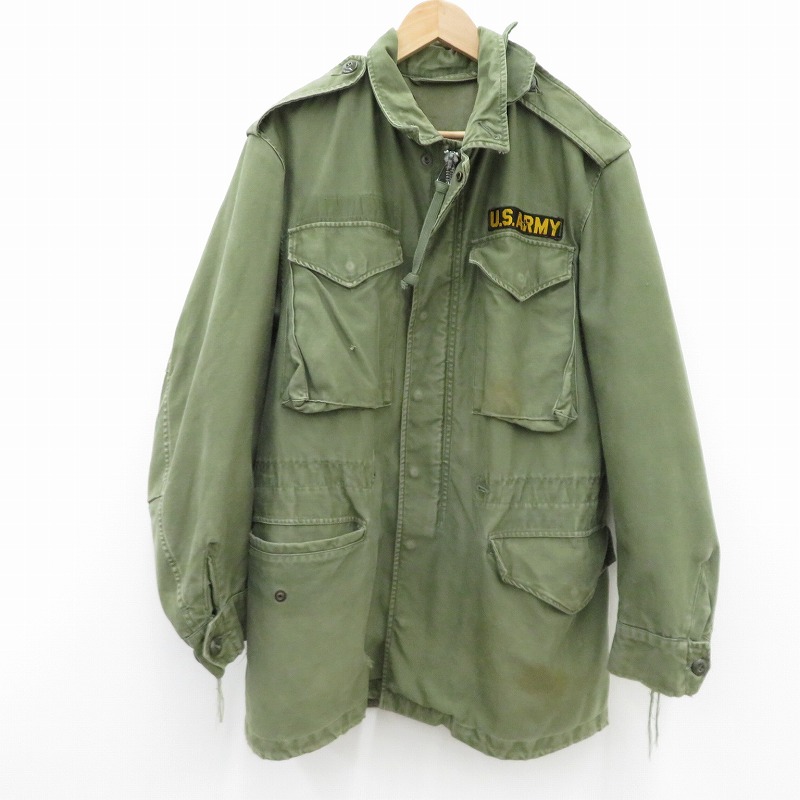【中古】 U.S.ARMY/M-1951  リメイクジャケット ミリタリー上衣 カーキ【瀬戸大橋店】
