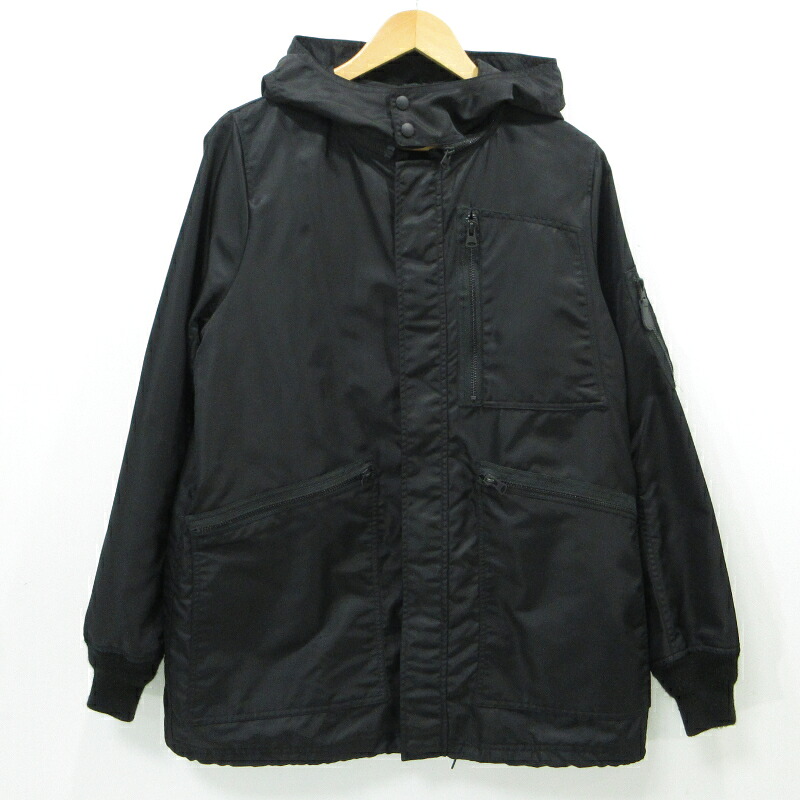 【中古】HYSTERIC GLAMOUR | ヒステリックグラマー YGMB刺しゅう 2WAYフーデッドジャケット 01183AB06 黒いこと 大きさ：FreeSize【三重中央局】