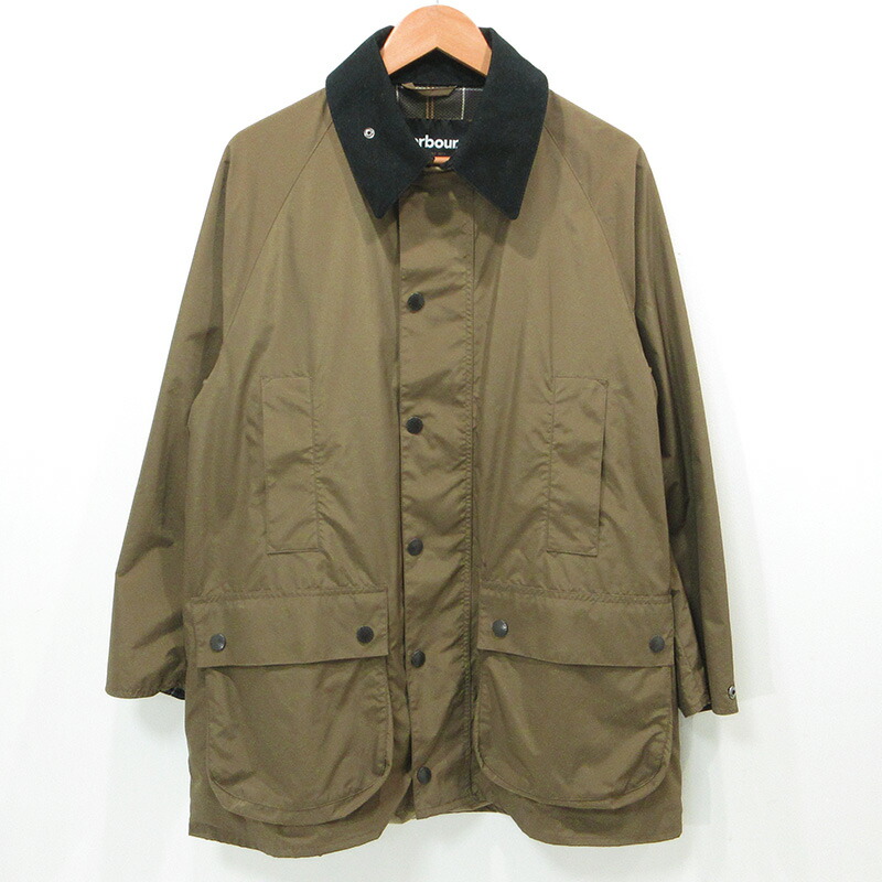 【中古】Barbour | バーブァー × Bshop別注 主教 BEAUFORT ビューフォート 上衣 241MCAS137 カーキ緑であること オリーブ 大いさ：38【三重中央局】