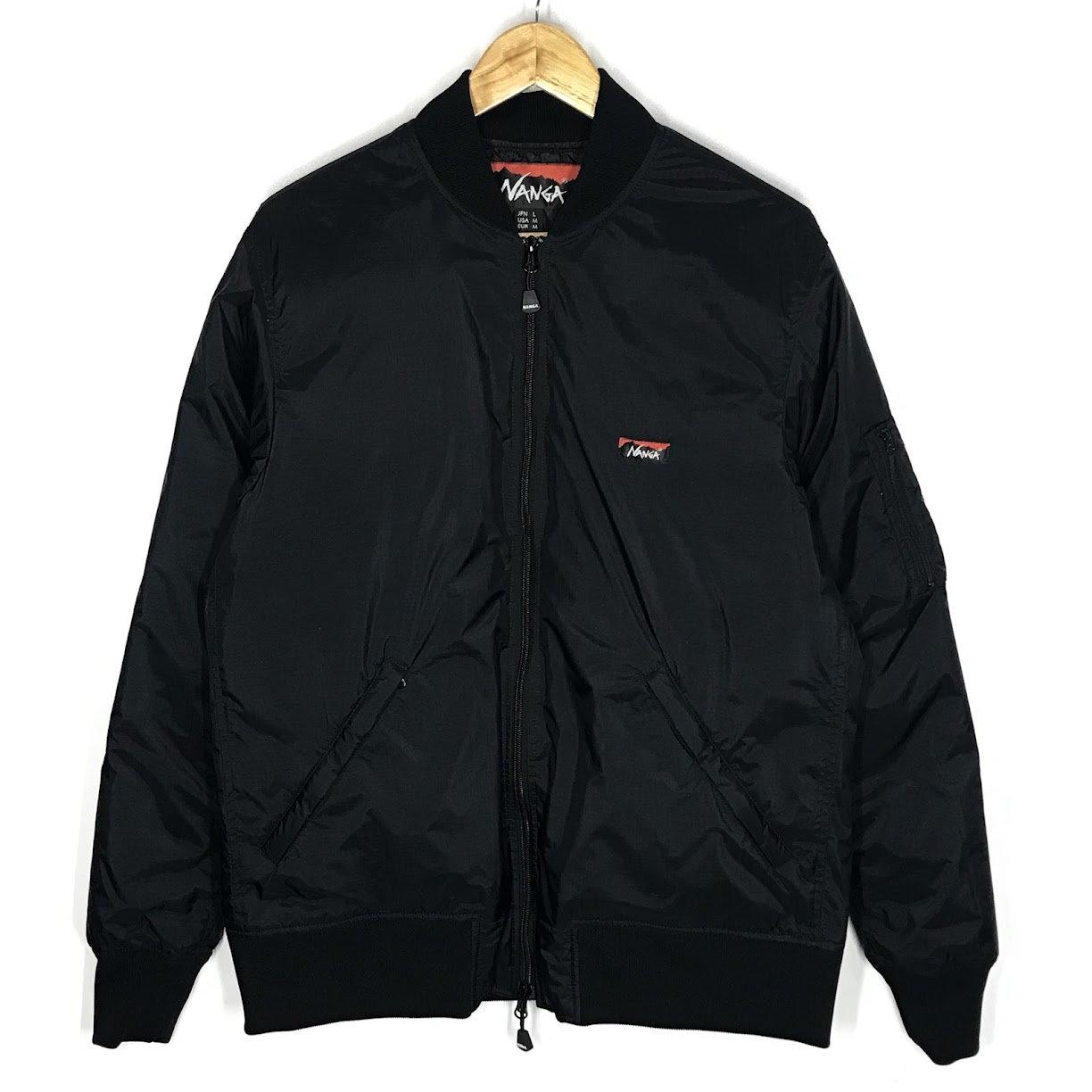 【中古】NANGA | ナンガ MA-1 AURORATEX DOWN JACKET ダウンジャケット 24FB073 ブラック サイズ：L【倉吉店】