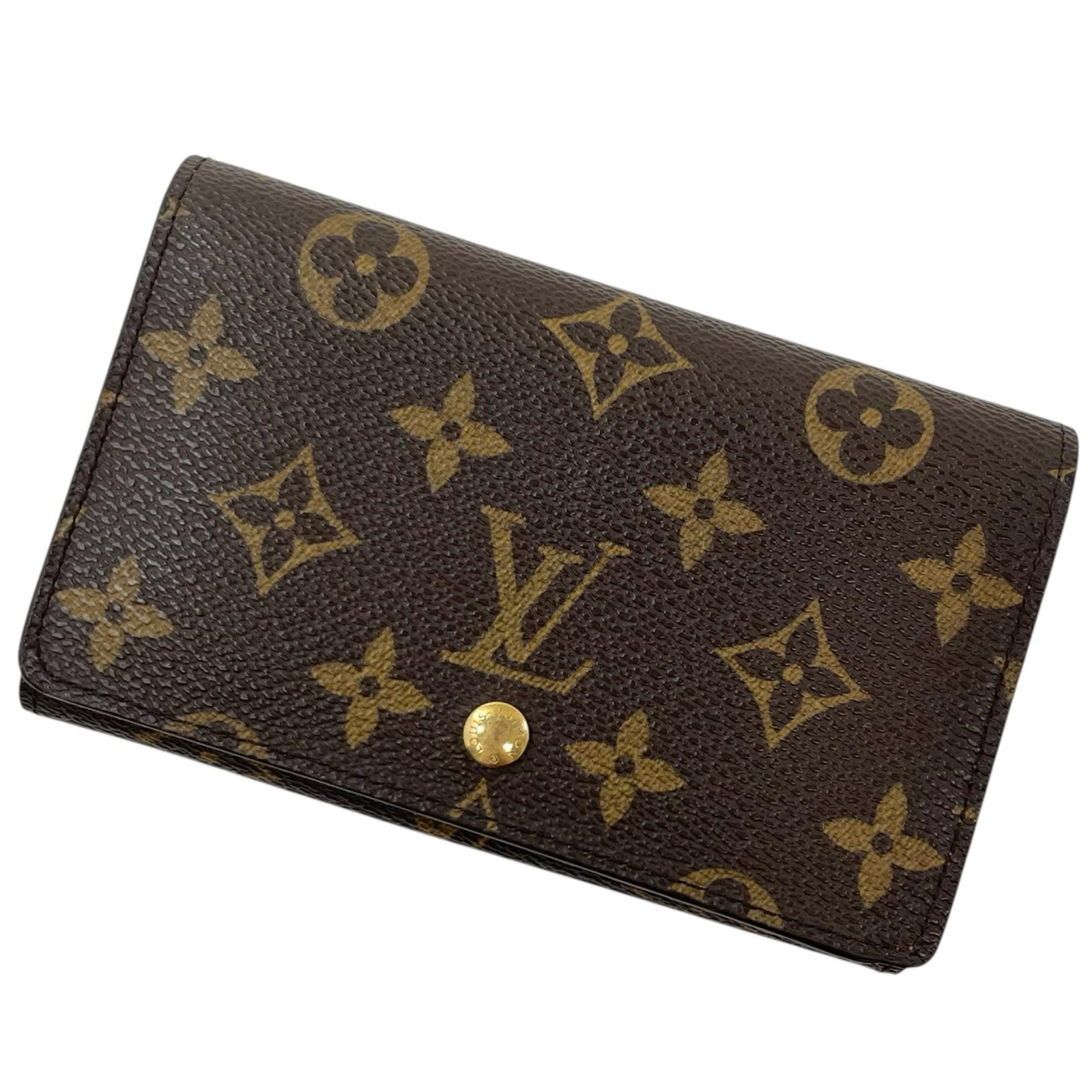 【中古】LOUIS VUITTON | ルイ・ヴィトン ポルトフォイユ トレゾール モノグラム 二つ折り財布 M61736 ブラウン【尾張小牧店】