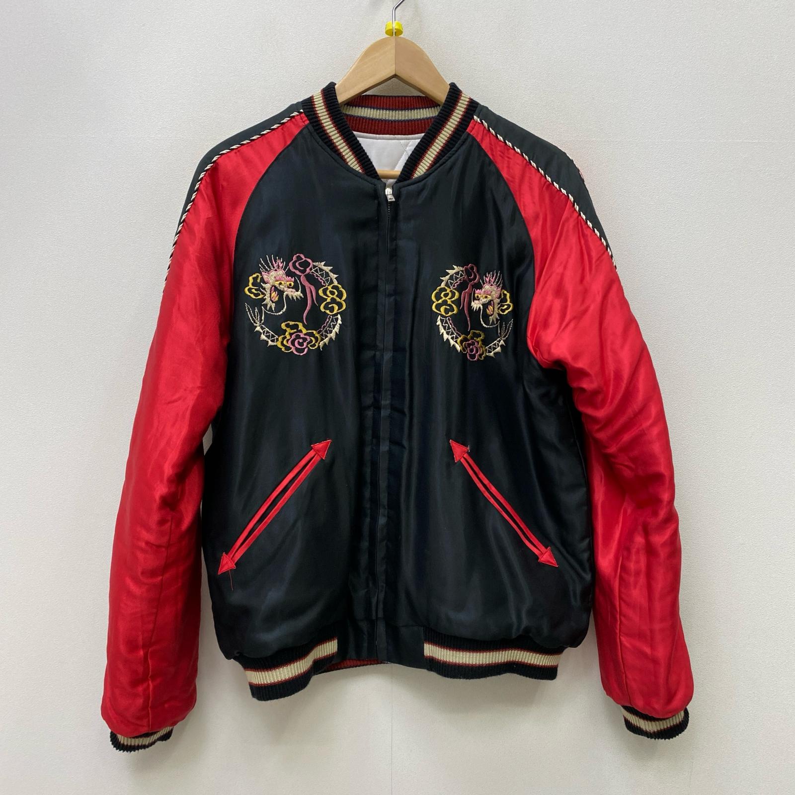 【中古】TAILOR TOYO(オリエント会社組織) | テイラートウヨウテイラートーヨー Acetate Quilted Souvenir Jacket  Mid 1950s Style 差し上げ物上衣 TT15543 黒いこと 大きさ：M【加古川店】